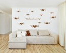 Flying Hearts with Quotes  Children Sticker